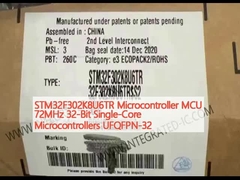 STM32F302K8U6TR माइक्रोकंट्रोलर MCU 72MHz 32-बिट सिंगल-कोर माइक्रोकंट्रोलर UFQFPN-32