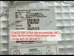 STM32F100C4T6A माइक्रोकंट्रोलर एमसीयू उच्च प्रदर्शन मुख्यधारा आर्म कॉर्टेक्स-एम 3 32-बिट एमसीयू