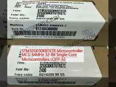 STM32G030K8T6TR माइक्रोकंट्रोलर MCU 64MHz 32-बिट सिंगल-कोर माइक्रोकंट्रोलर LQFP-32