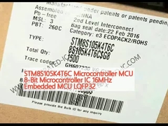 STM8S105K4T6C माइक्रोकंट्रोलर MCU 8-बिट माइक्रोकंट्रोलर IC 16MHz एम्बेडेड MCU LQFP32