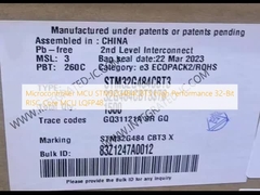 सूक्ष्म नियंत्रक MCU STM32G484CBT3 उच्च प्रदर्शन 32-बिट RISC कोर MCU LQFP48