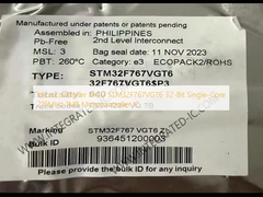 माइक्रोकंट्रोलर एमसीयू STM32F767VGT6 32-बिट एकल-कोर 216MHz 1MB माइक्रोकंट्रोलर आईसी