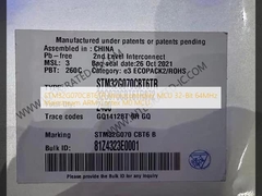 STM32G070CBT6TR माइक्रोकंट्रोलर MCU 32-बिट 64MHz मुख्यधारा ARM कॉर्टेक्स M0 MCU