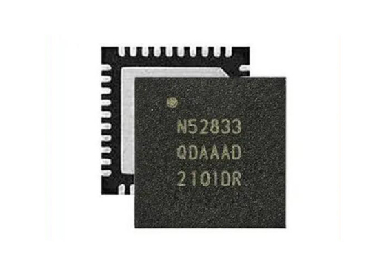 BT NRF52833-QDAA-R7 RF सिस्टम ऑन ए चिप SoC NRF52833 मल्टीप्रोटोकॉल SoC QFN40