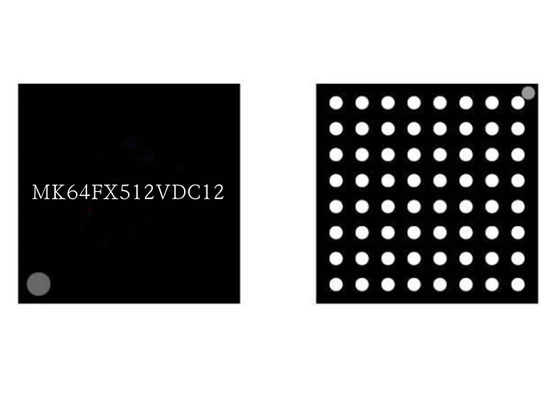 32-बिट सिंगल-कोर MK64FX512VDC12 आर्म M4 कोर आधारित K64-120 MHz 256 KB माइक्रोकंट्रोलर