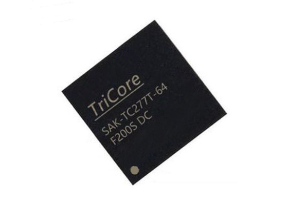 200MHz इंटीग्रेटेड सर्किट चिप SAK-TC277T-64F200S DC माइक्रोकंट्रोलर IC 0.8mm पिच