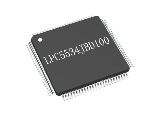 150MHz इंटीग्रेटेड सर्किट चिप LPC5534JBD100 सिंगल कोर माइक्रोकंट्रोलर IC 100HLQFP