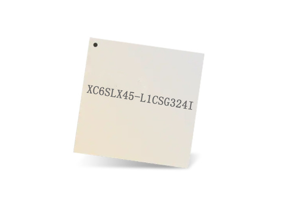 फील्ड प्रोग्रामेबल गेट ऐरे IC XC6SLX45-L1CSG324I 1.2V 324-LFBGA सरफेस माउंट
