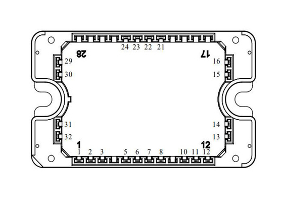 तीन स्तरीय इन्वर्टर MSCSM170TLM23C3AG SiC MOSFET पावर मॉड्यूल 1700V 4N-चैनल