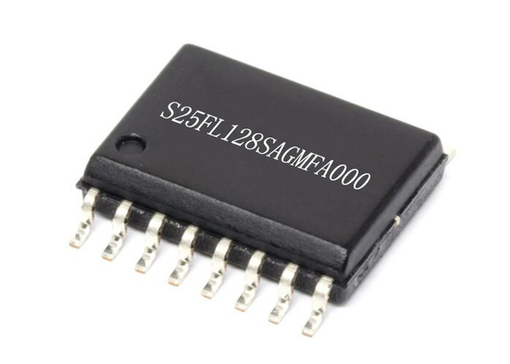 NOR फ्लैश मेमोरी IC S25FL128SAGMFA000 16-SOIC 128Mbit इंटीग्रेटेड सर्किट चिप