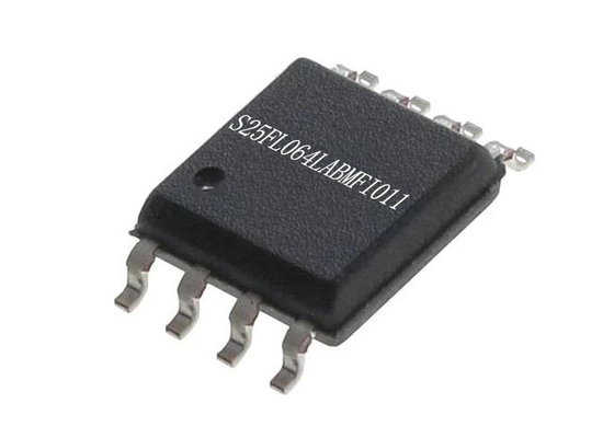 108MHz फ्लैश नॉर मेमोरी आईसी S25FL064LABMFI011 8-SOIC इंटीग्रेटेड सर्किट चिप 64Mbit
