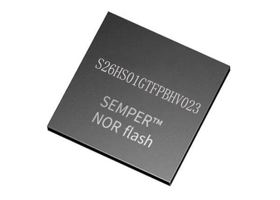 FLASH NOR मेमोरी IC S26HS01GTFPBHV023 166MHz हाई स्पीड CMO 24-FBGA IC चिप