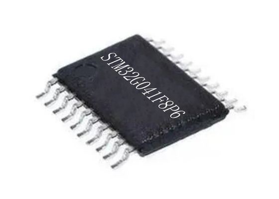 20 TSSOP माइक्रोकंट्रोलर MCU STM32G041F8P6 64MHz 64KB फ़्लैश