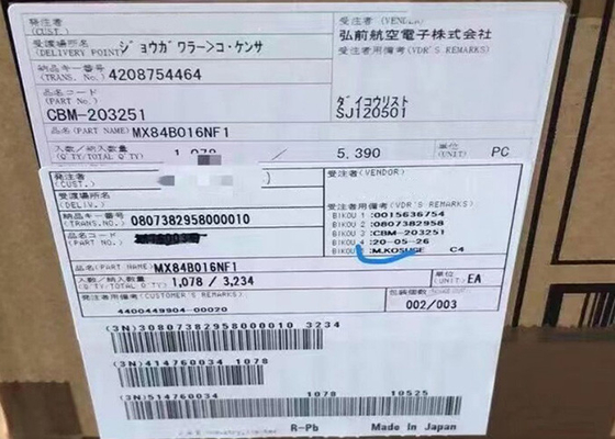 MX84B016NF1 इंटीग्रेटेड सर्किट चिप आयताकार कनेक्टर्स हैडर थ्रू होल