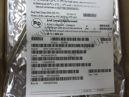 फील्ड प्रोग्राम करने योग्य गेट सरणी EP3C10M164C8N चक्रवात III FPGA प्रोग्राम करने योग्य तर्क IC 164-TFBGA FPGA चिप
