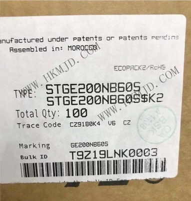 मोटर वाहन IGBT मॉड्यूल STGE200NB60S IGBT मॉड्यूल एकल 600V 200A चेसिस माउंट