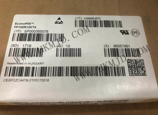 ऑटोमोटिव आईजीबीटी मॉड्यूल FP100R12KT4 1200V 100A PIM तीन चरण इनपुट रेक्टिफायर आईजीबीटी मॉड्यूल