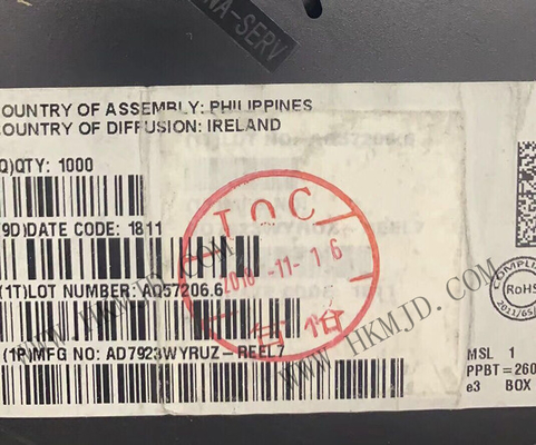 एकीकृत सर्किट चिप AD7923WYRUZ 4-चैनल 200 kSPS 12-बिट एडीसी सीक्वेंसर के साथ