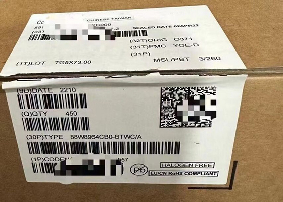 वायरलेस कम्युनिकेशन मॉड्यूल 88W8964CB0-BTWC/A 160MHz बैंडविड्थ डुअल बैंड वाईफाई SoC
