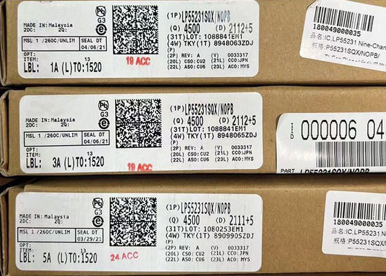 LP55231SQX 9-चैनल व्हाइट-एलईडी ड्राइवर आंतरिक प्रोग्राम मेमोरी और एकीकृत चार्ज पंप के साथ