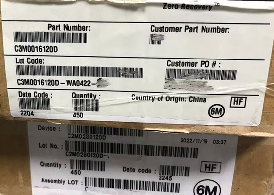 एकीकृत सर्किट चिप C3M0016120D 1200V 115A SiC पावर MOSFET ट्रांजिस्टर TO-247-3