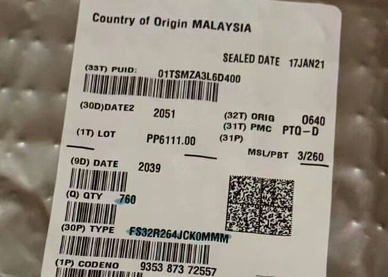 माइक्रोकंट्रोलर एमसीयू FS32R264JCK0MMM उच्च प्रदर्शन रडार के लिए 32-बिट माइक्रोकंट्रोलर