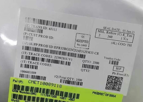 वायरलेस कम्युनिकेशन मॉड्यूल EFR32BG22C224F512IM32-CR उच्च प्रदर्शन 2.4GHz वायरलेस गेको SoC