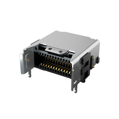 ARF6-08-S-RA-FR कनेक्टर्स एक्सेलरेट राइट-एंगल स्लिम सॉकेट 0.635 मिमी पिच