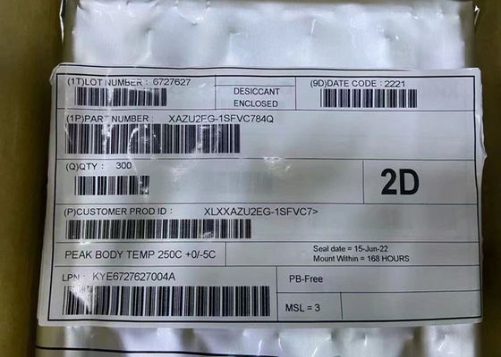 XAZU2EG-1SFVC784Q क्वाड ARM Cortex-R5 FPGA IC 784-FCBGA फील्ड प्रोग्रामेबल गेट एरे के साथ