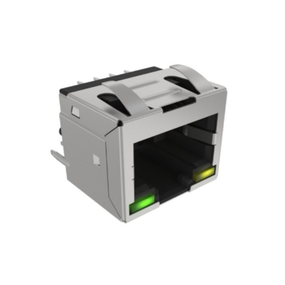 RJE881882140 कनेक्टर्स कम प्रोफ़ाइल वर्टिकल RJ45 ईएमआई-शांत मॉड्यूलर जैक कनेक्टर्स