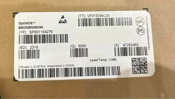 BSC026N08NS5 एकीकृत सर्किट चिप 80V OptiMOSTM 5 पावर MOSFET ट्रांजिस्टर