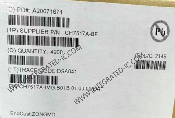 CH7517A एकीकृत सर्किट चिप कम पावर डिस्प्लेपोर्ट टू वीजीए कनवर्टर QFN-40