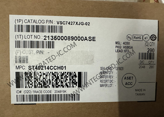 ईथरनेट आईसी VSC7427XJG-02 26 पोर्ट प्रबंधित परत 2-ईथरनेट स्विच आईसी
