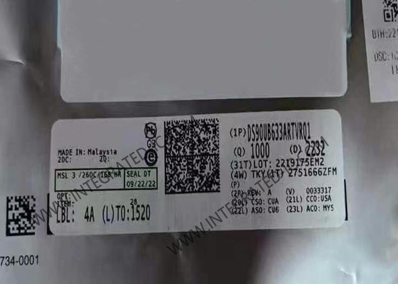 एकीकृत सर्किट चिप DS90UB633ARTVRQ1 100MHz 1.87Gbps FPD-लिंक III सीरियलाइज़र