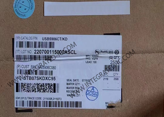 USB5906CT/KD एकीकृत सर्किट चिप 6-पोर्ट यूएसबी यूएसबी 3.2 जेन ऊंचाई-गति स्मार्टहबTM नियंत्रक