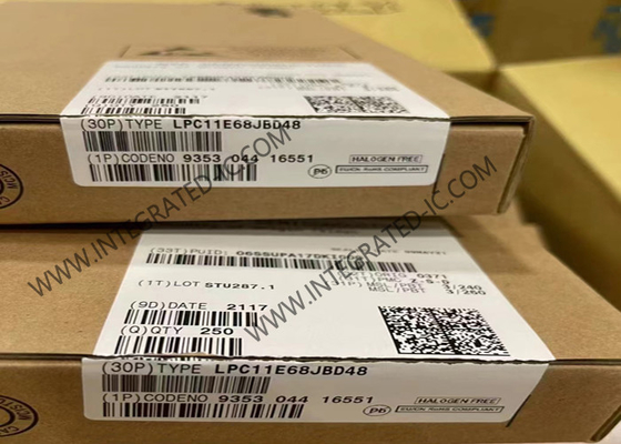 LPC11E68JBD48 माइक्रोकंट्रोलर MCU 50MHz ARM कॉर्टेक्स-M0 32-बिट MCU LQFP-48 पैकेज