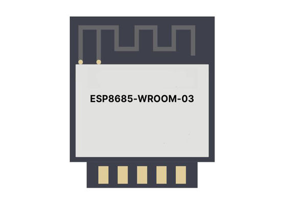 ESP8685-WROOM-03-H4 वायरलेस कम्युनिकेशन मॉड्यूल वाई-फाई और बीटी 5 मॉड्यूल 2.4GHz पीसीबी एंटीना