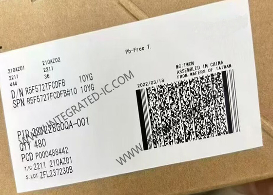 R5F572TFCDFB माइक्रोकंट्रोलर MCU RX 32-बिट दक्षता MCU LFQFP-144 RX72T सीरी MCU