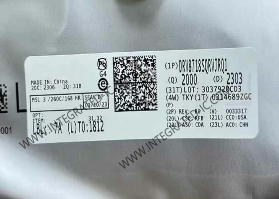 एकीकृत सर्किट चिप DRV8718SQRVJRQ1 ऑटोमोटिव स्मार्ट फुल हाफ ब्रिज ड्राइवर