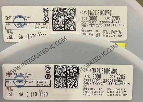 INA293B1QDBVRQ1 इंटीग्रेटेड सर्किट चिप 1.3MHz अल्ट्रा-प्रेसिजन करंट सेंस एम्पलीफायर