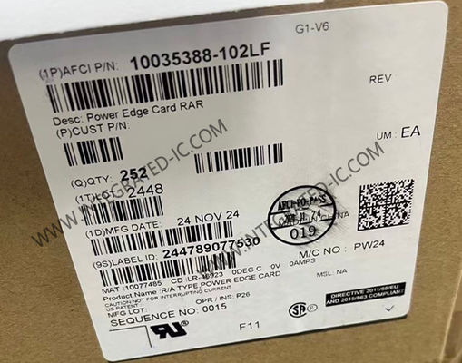 10035388-102LF कनेक्टर्स कम प्रोफाइल एसी/डीसी पावर डिस्ट्रीब्यूशन कनेक्टर