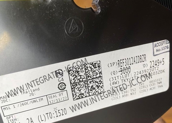 REF3012AIDBZR एकीकृत सर्किट चिप प्रेसिजन लो-ड्रॉपआउट वोल्टेज संदर्भ SOT-23-3 पैकेज