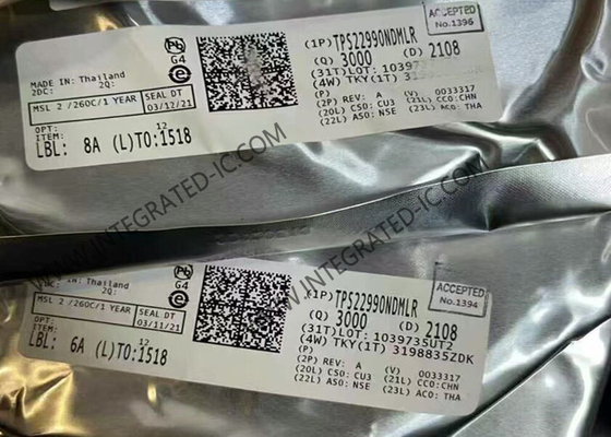 TPS22990NDMLR एकीकृत सर्किट चिप 5.5V 10A 3.9 mΩ ऑन-रेजिस्टेंस लोड स्विच आईसी
