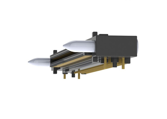 SEAM-50-01-L-04-2-RA-GP-TR कनेक्टर्स 56 Gbps SEARAYTM ओपन-पिन-फील्ड एरे कनेक्टर्स