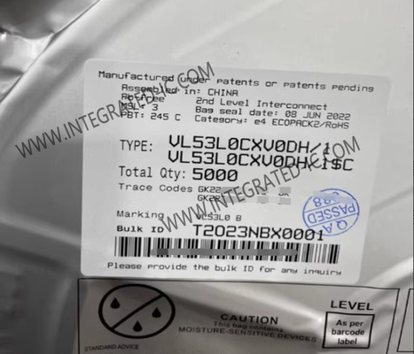 सेंसर आईसी VL53L0CXV0DH/1 उड़ान समय सीमा सेंसर मॉड्यूल