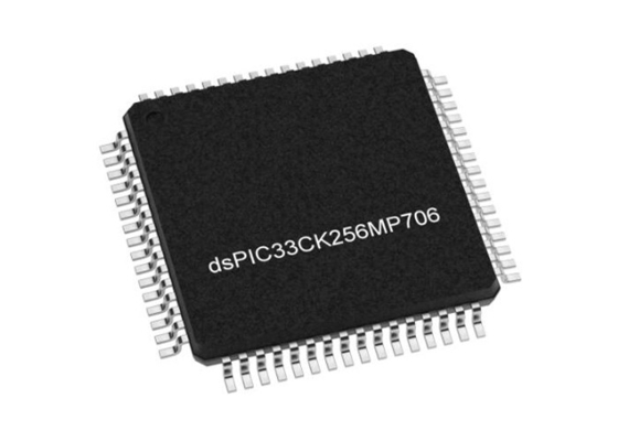 DSPIC33CK256MP706-E/PT माइक्रोकंट्रोलर MCU डिजिटल सिग्नल कंट्रोलर 100MHz सिंगल-कोर DSC
