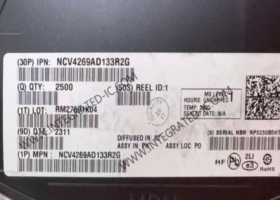 NCV4269AD133R2G एकीकृत सर्किट चिप एलडीओ रैखिक नियामक 150mA कम ड्रॉप आउट नियामक