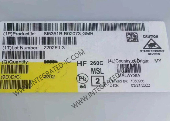 SI5351B-B02073-GMR एकीकृत सर्किट चिप 200MHz LVCMOS 8 आउटपुट घड़ी जनरेटर 20-VFQFN