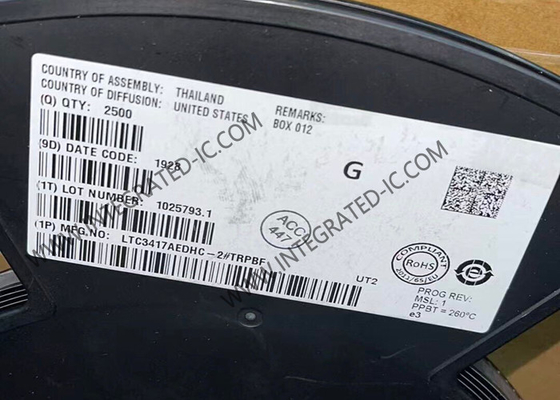 LTC3417AEDHC-2 एकीकृत सर्किट चिप 4MHz सिंक्रोनस स्टेप डाउन डीसी डीसी नियामक