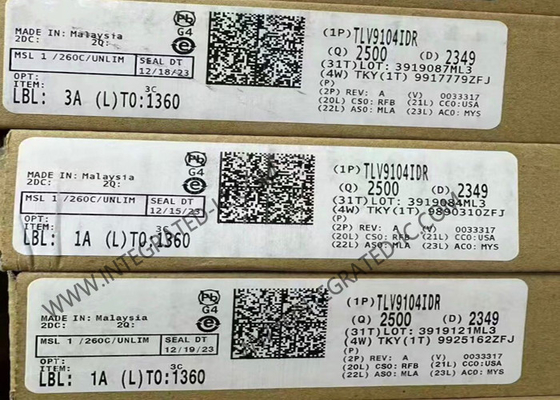 TLV9104IDR एकीकृत सर्किट चिप 16V ऑपरेशनल एम्पलीफायर SOIC14 लो पावर ऑप एम्प